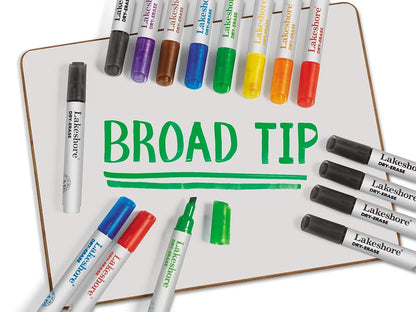 Write & Wipe Broad-Tip Markers - US 9369