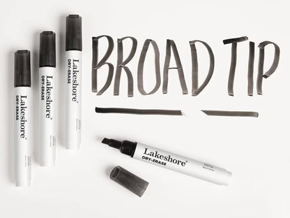 Write & Wipe Broad-Tip Markers - US 9369