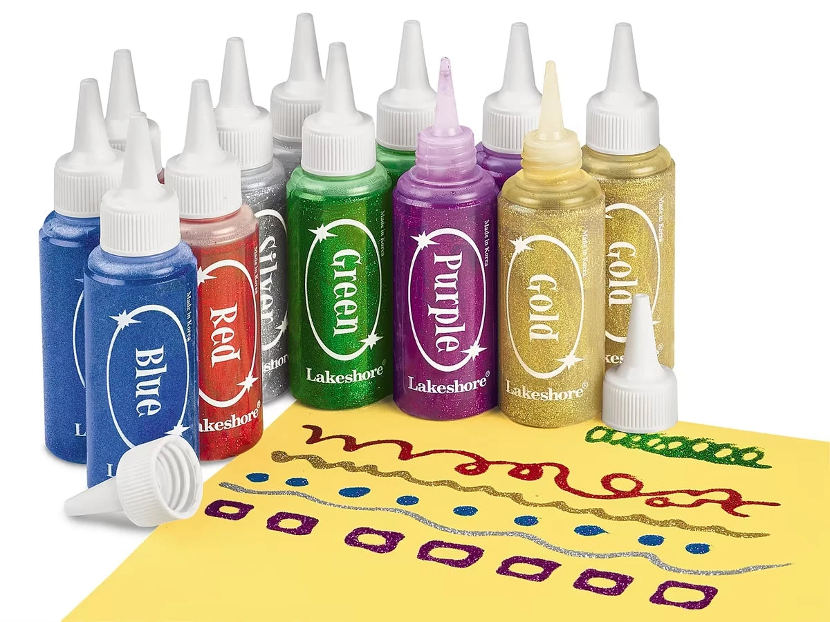 Glitter Glue Painters - Set of 12 - US 9590