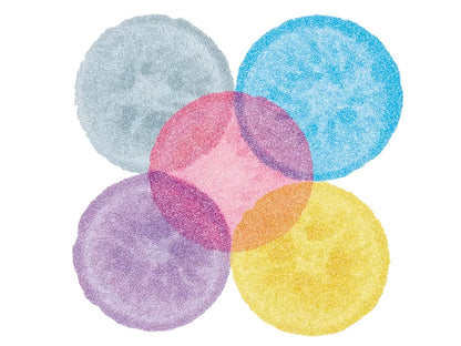 Shimmering Dot Art Painters - Set of 5 - US 4964