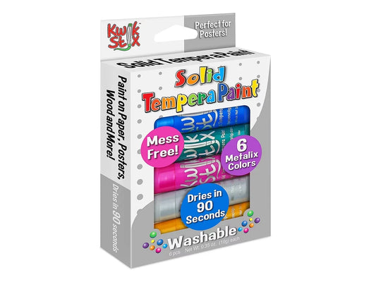 Metallic Kwik Stix™ Tempera Painters - Set of 6 - US 2294