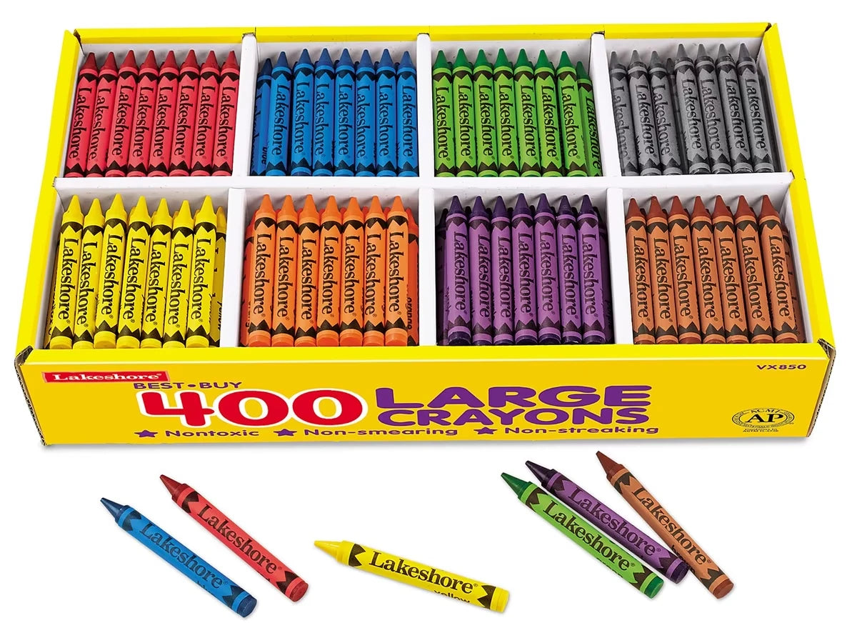 Best-Buy Large Crayons - 8-Color Box - US 7963