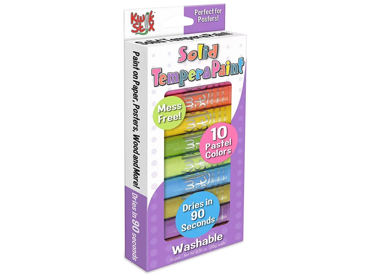 Kwik Stix™ Tempera Pastel Painters - Set of 10 - US 3842