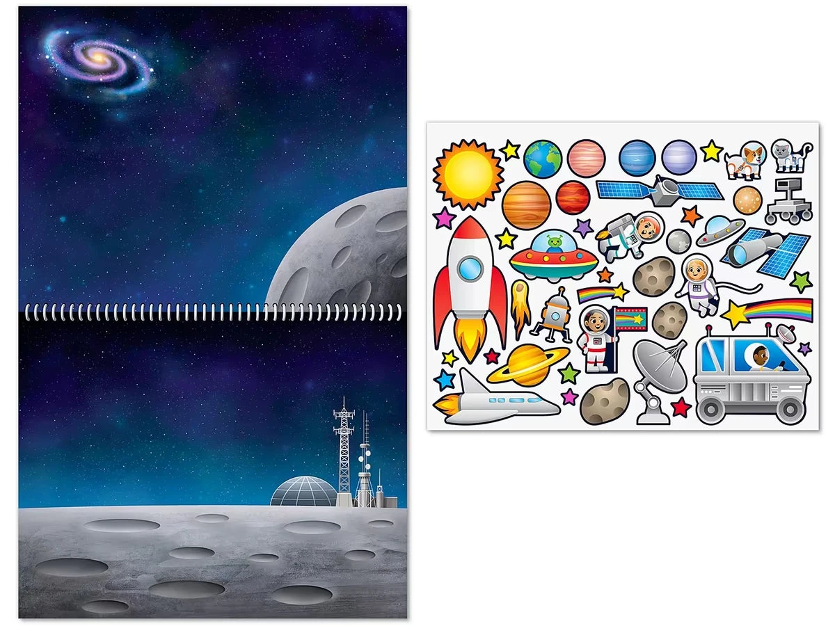 Amazing Adventures Reusable Sticker Pad - US 4912