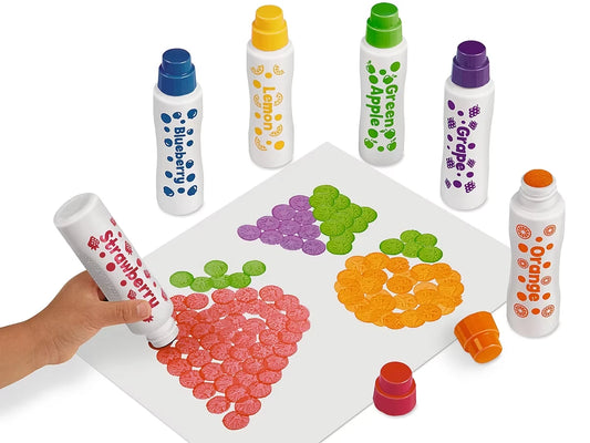 Juicy Fruit Scented Dot Art Painters - Set of 6 - US 6702