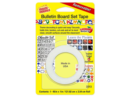 Removable Bulletin Board Set Tape - US 5165