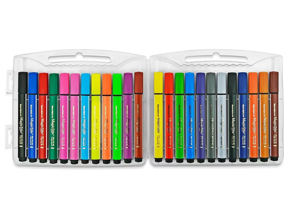 Magic Stix™ Washable Markers - Set of 24 - US 8179
