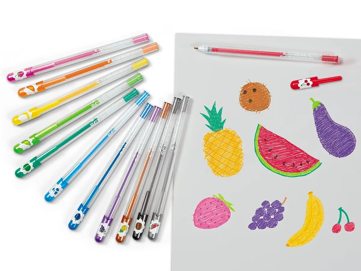 Scented Glitter Gel Pens - US 9827