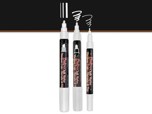 White Wet-Erase Chalk Markers - Set of 3 - US 4951
