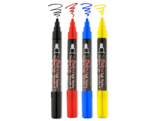 Wet-Erase Chalk Markers - Set of 4 - US 5550