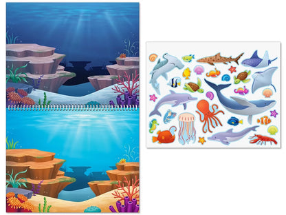 Animal Habitats Reusable Sticker Pad - US 9413