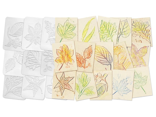 Leaf Rubbing Plates - US 3952