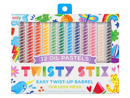 Twisty Stix Oil Pastels - Set of 12 - US 1685