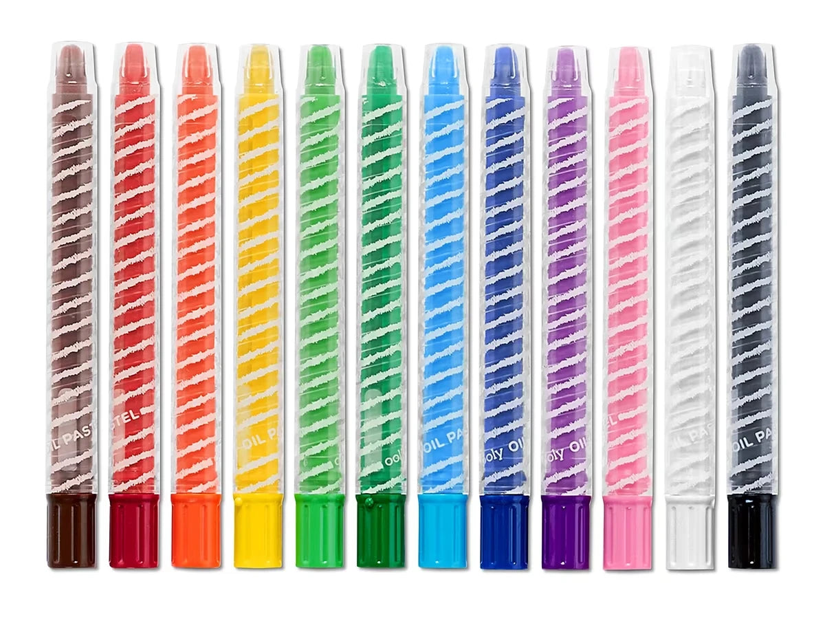 Twisty Stix Oil Pastels - Set of 12 - US 1685