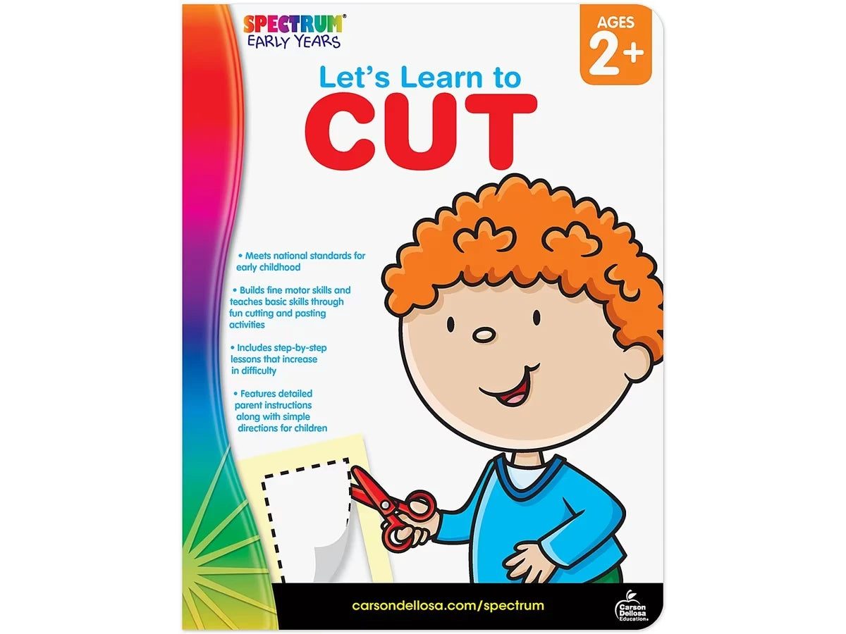 Spectrum® Let’s Learn to Cut Workbook - US 6792