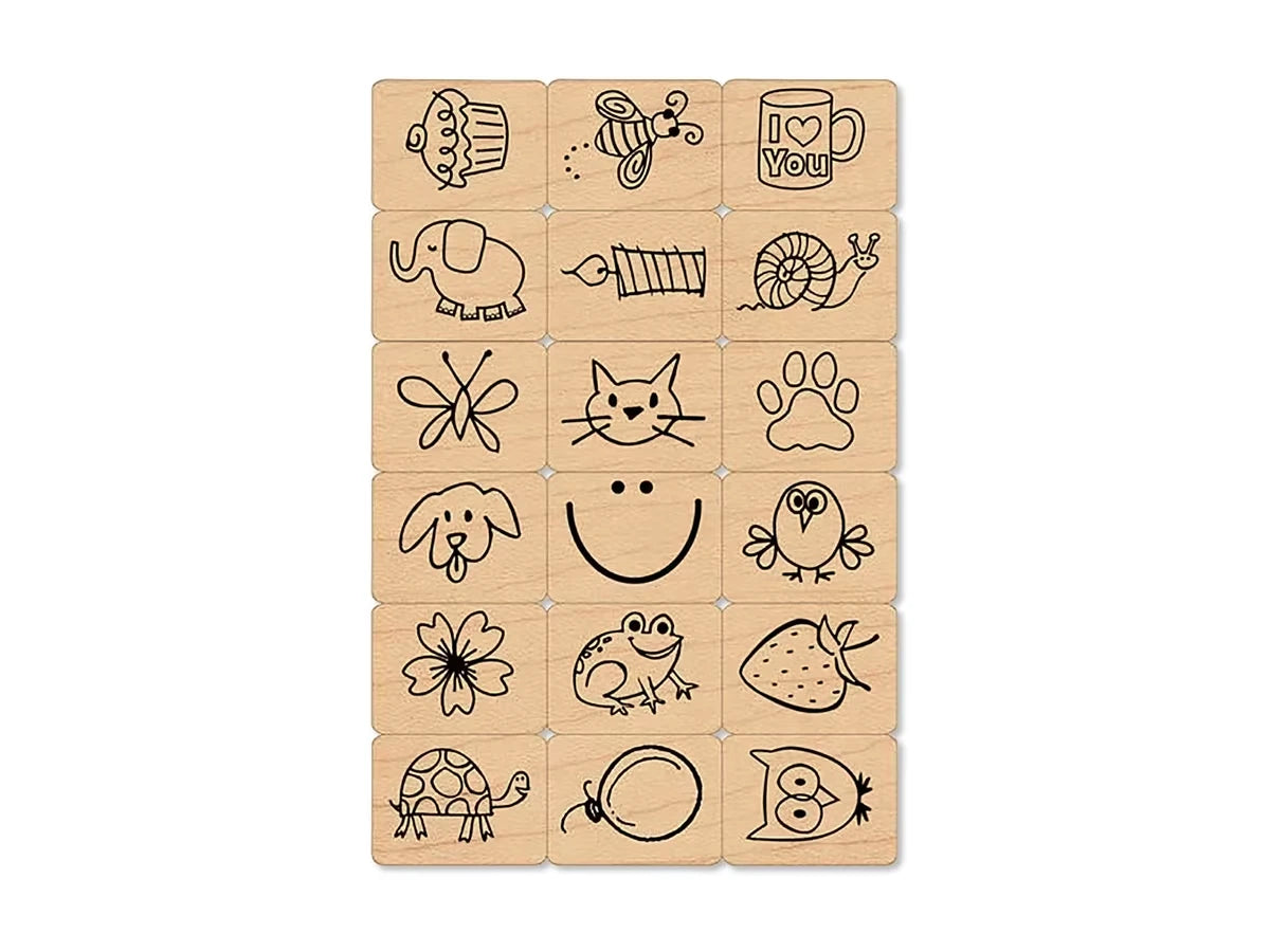 Fun Stuff Stamps & Ink Set - US 6611