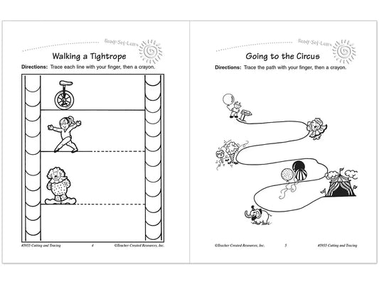Cutting & Tracing Activity Book - US 1970