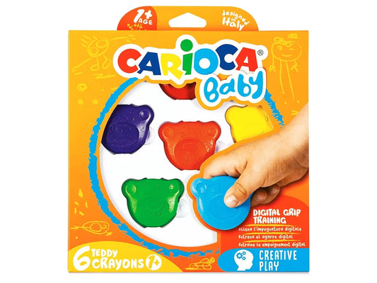 Teddy Crayons - Set of 6 - US 6255