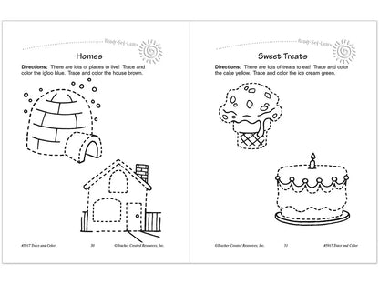 Trace & Color Activity Book - US 8091