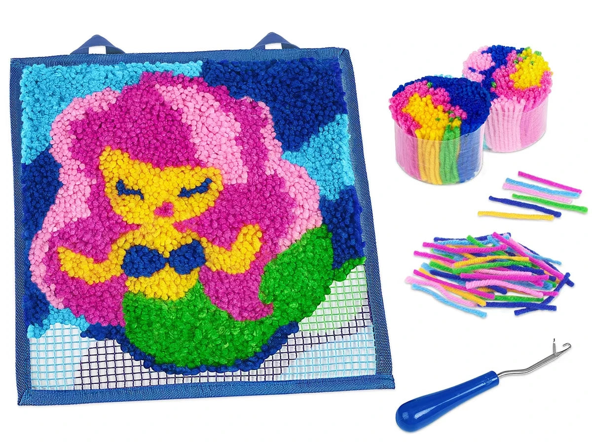 Mermaid Latch Hook Craft Kit - US 1006