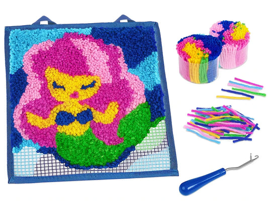 Mermaid Latch Hook Craft Kit - US 1006