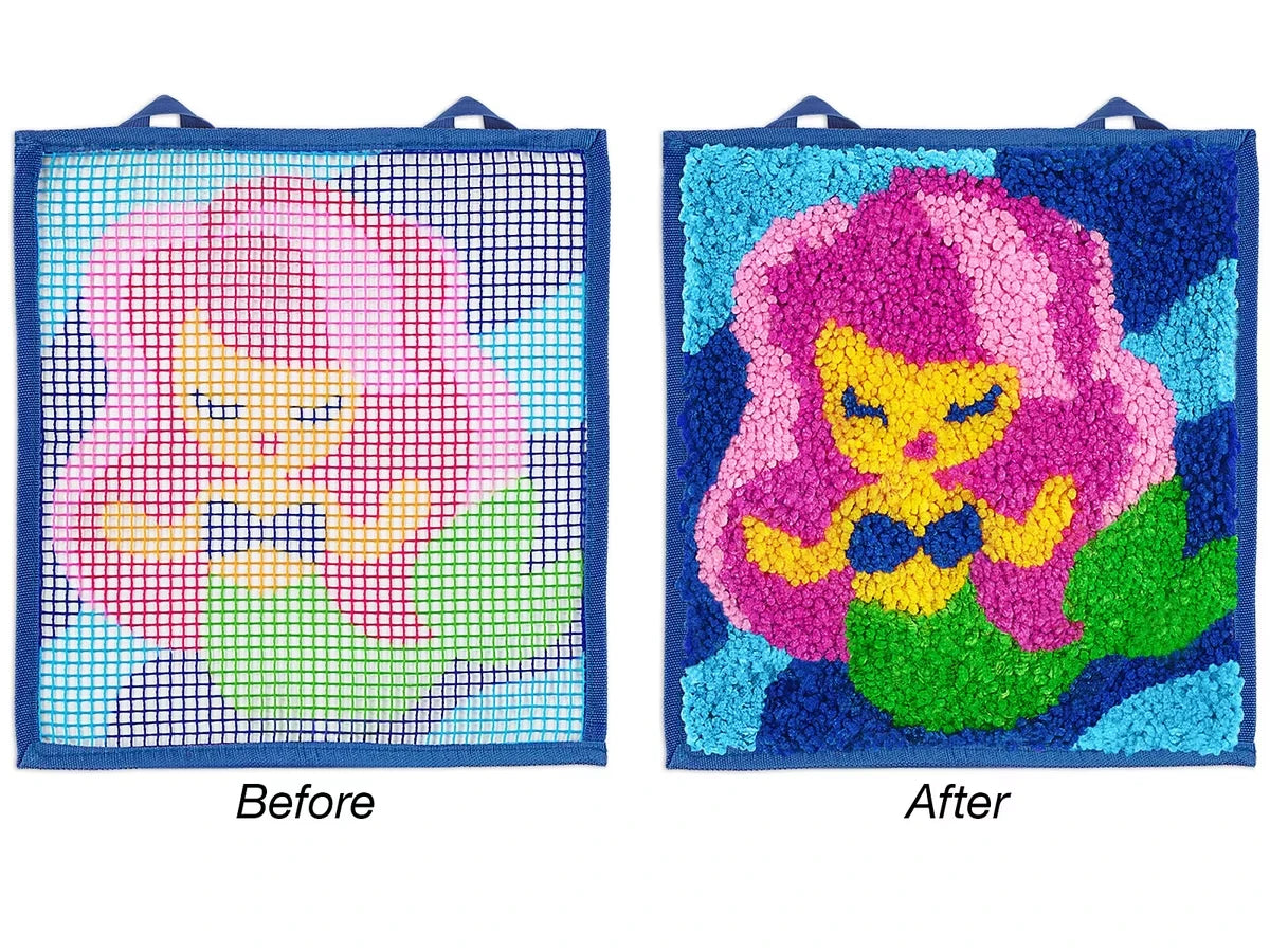 Mermaid Latch Hook Craft Kit - US 1006