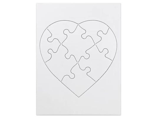 Design-Your-Own Heart Puzzles - Set of 24 - US 1190