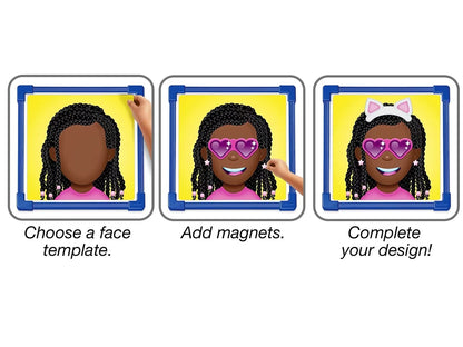 Make-A-Face Magnetic Designer - US 4720