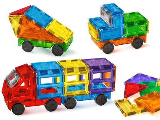 Magnetic Wonder Tiles® - Vehicle Builder - US 8372