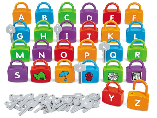Alphabet Learning Locks - US 4351