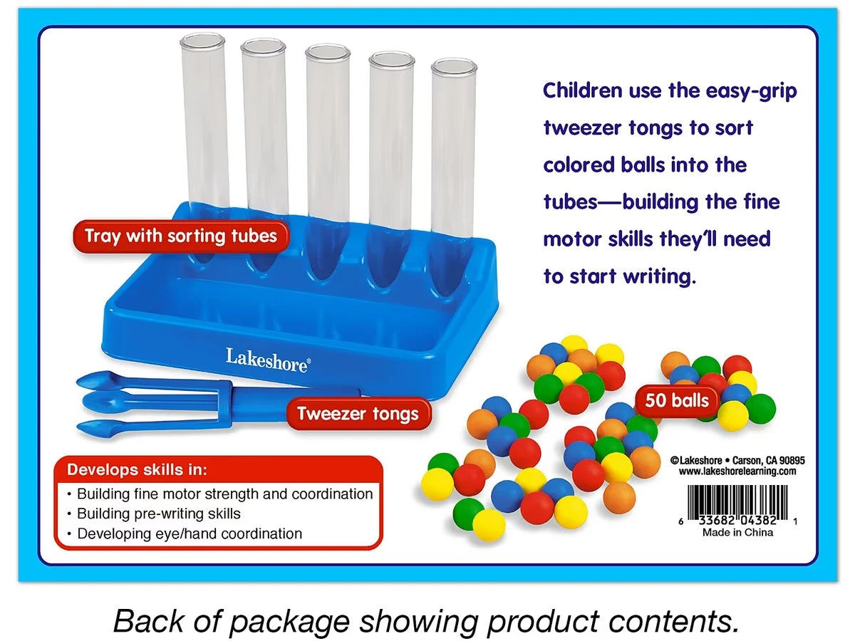 Tweezer Tongs Color Sorting Kit - US 5608