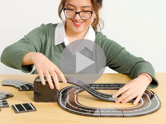 Magnetic Wonder Tiles® - Road Builder - US 6945