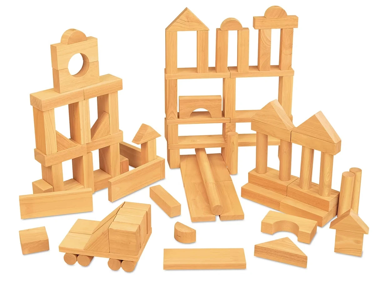 Hardwood Blocks - 100-Piece Set - US 5609