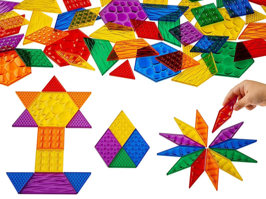 Translucent Sensory Pattern Blocks - US 1786