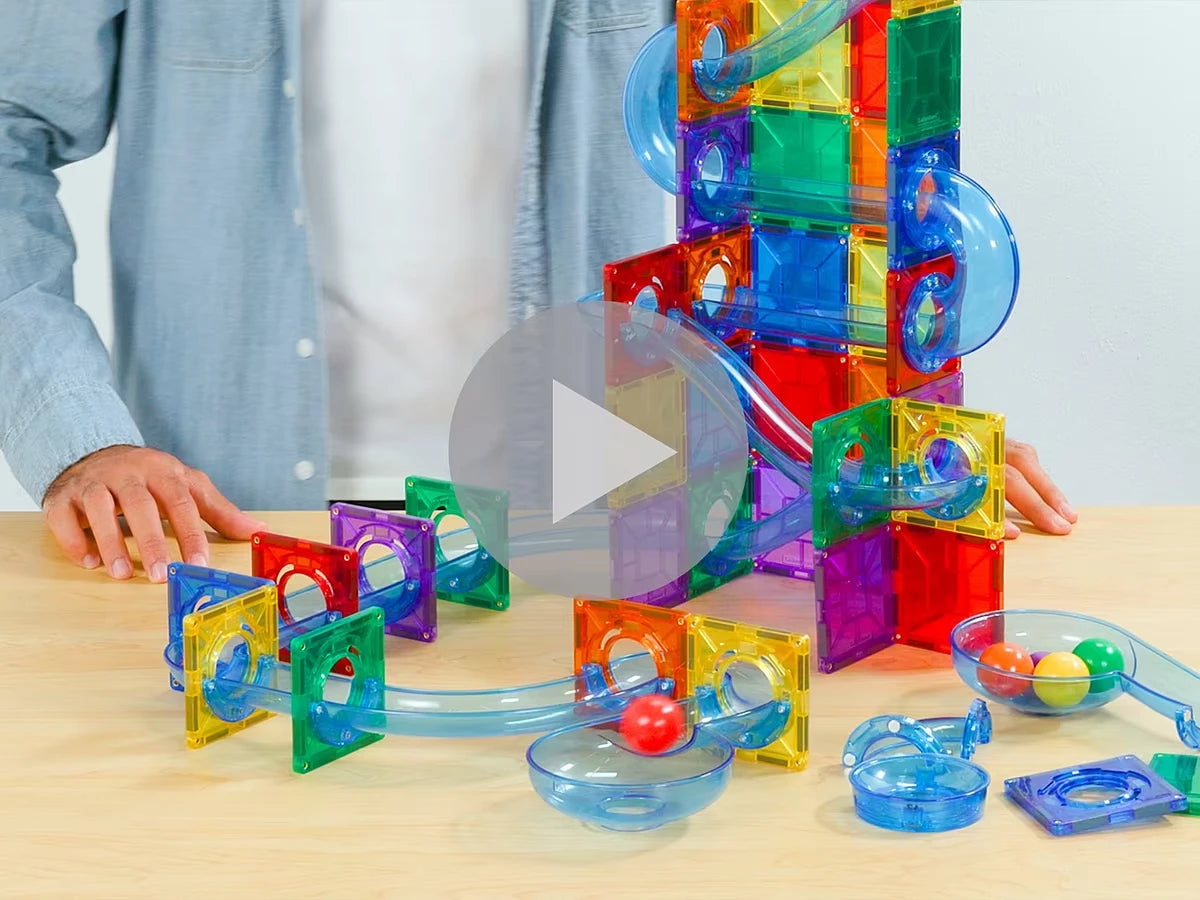 Magnetic Wonder Tiles® - Ball Run - US 1900