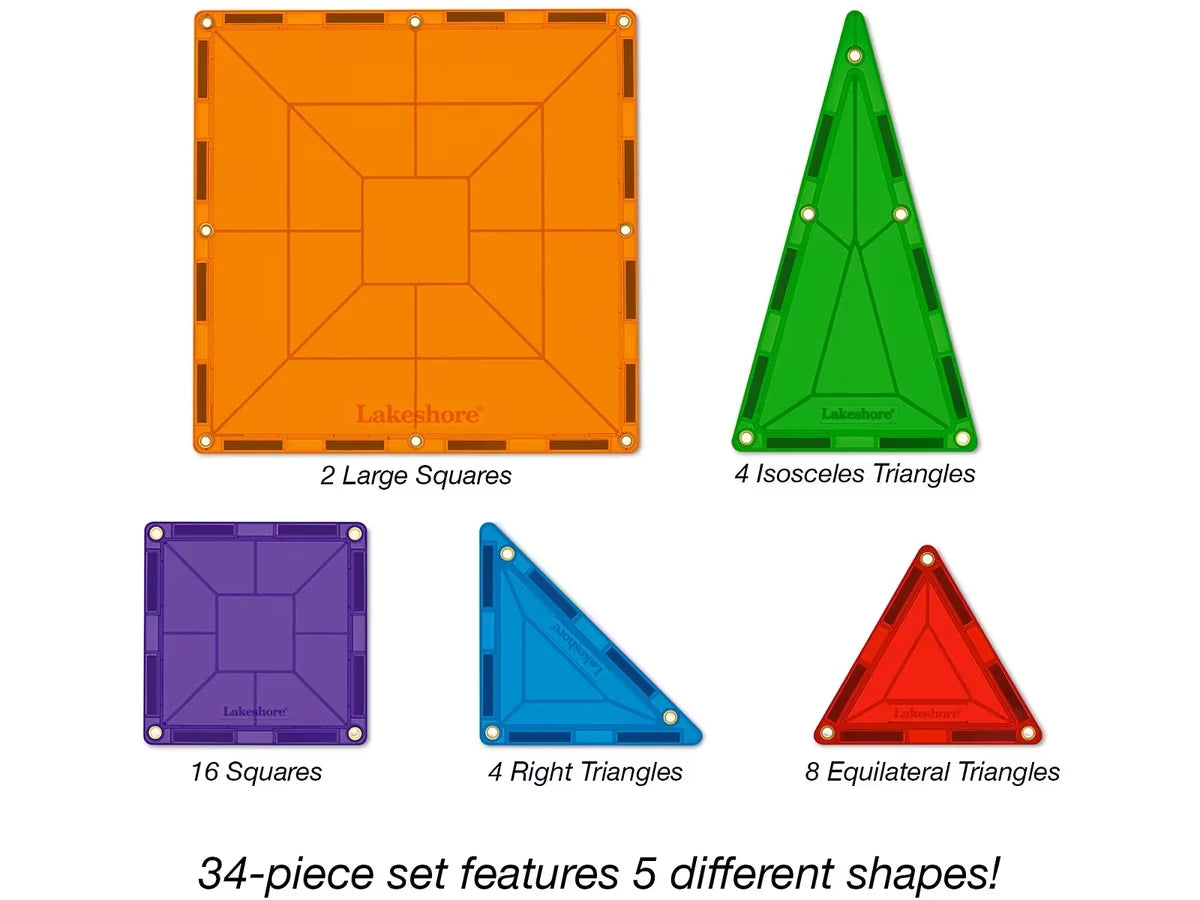 Magnetic Wonder Tiles® - Starter Set - US 9337