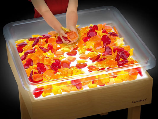 Toddler-Safe Light Table Sensory Gems - US 7465