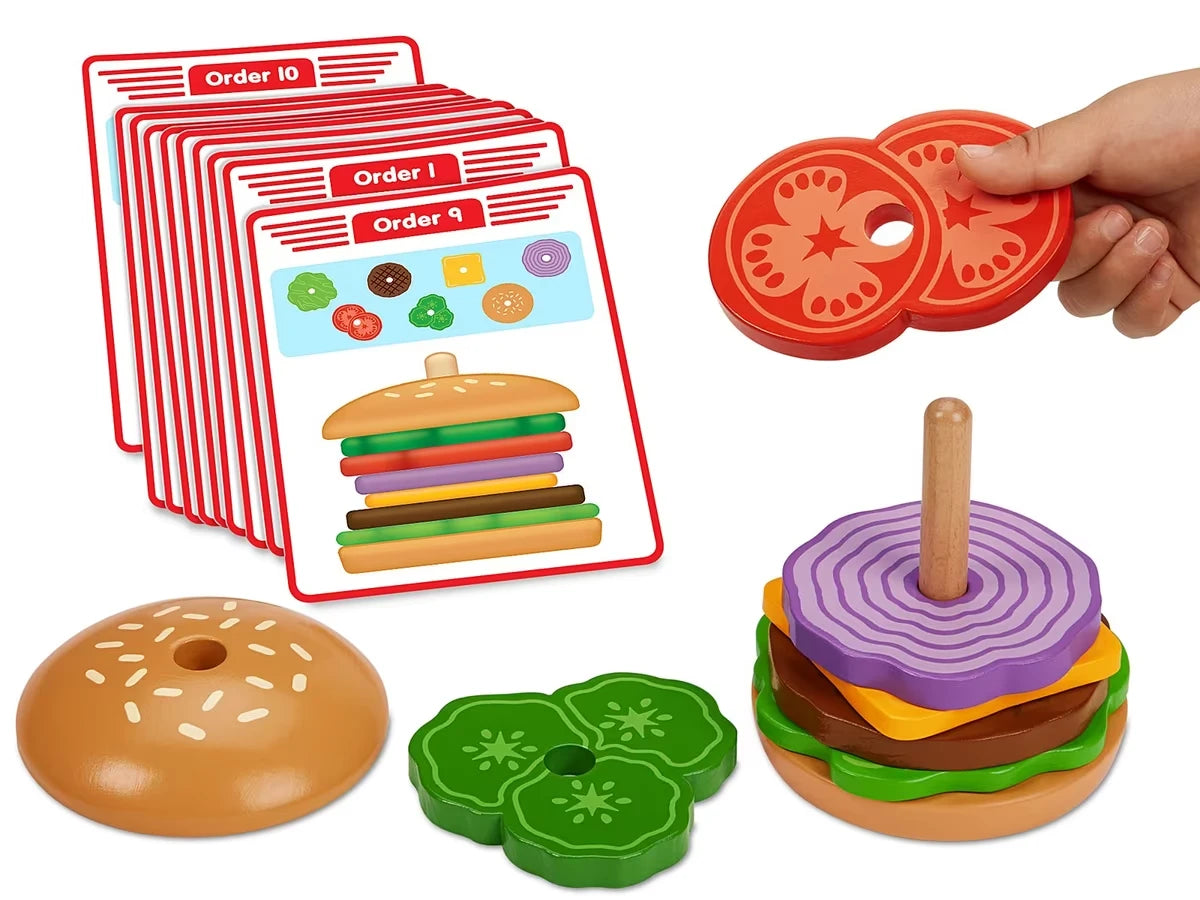 Create-A-Burger Sequencing Stacker - US 9788