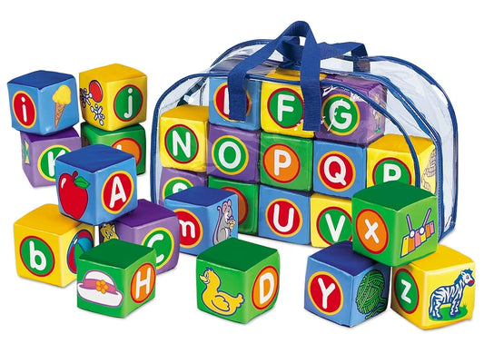 Soft & Washable Alphabet Blocks - US 4357