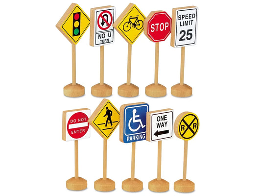 Block Play Traffic Signs - US 8423