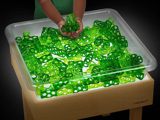 Toddler-Safe Light Table Sensory Cylinders - US 8086