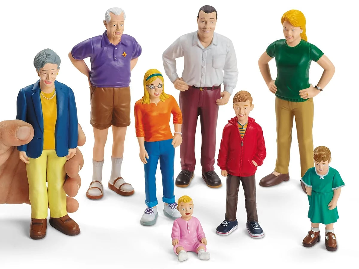 Lakeshore Block Play People - Caucasian Family - US 3864