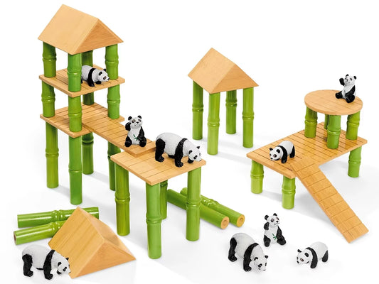 Panda Village Block Set - US 6768