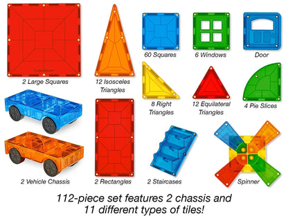 Magnetic Wonder Tiles® - City Builder - US 1613