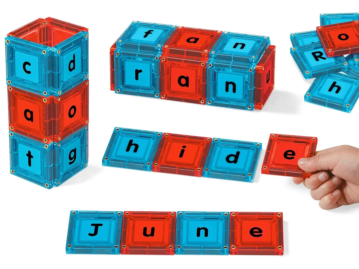 Double-Sided Magnetic Phonics Tiles - US 3957