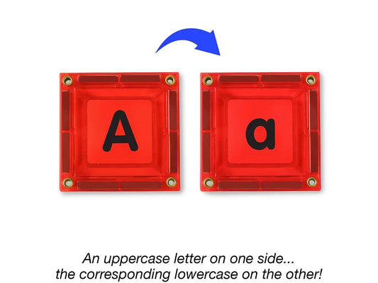 Double-Sided Magnetic Phonics Tiles - US 3957