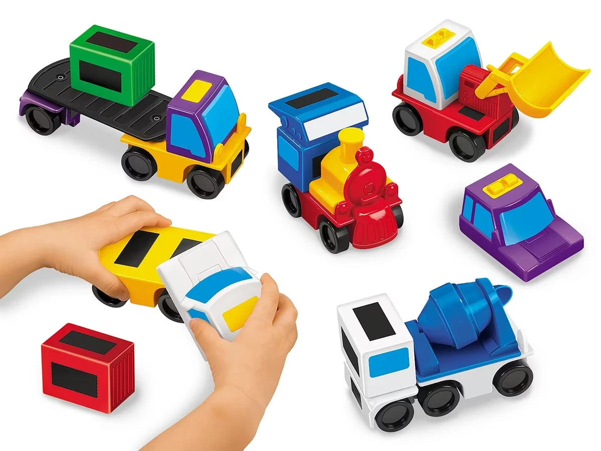 Build & Play Magnetic Vehicles - US 8531