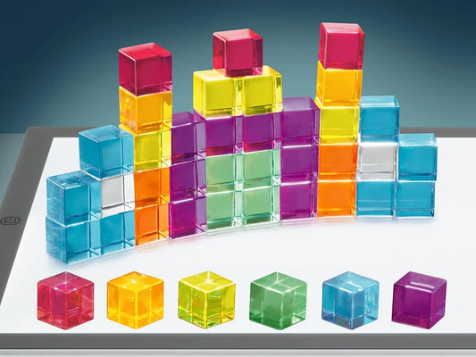 Rainbow Crystal Cubes - US 9974