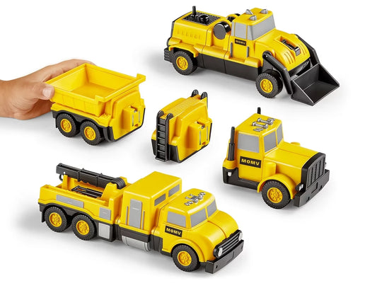 Mix & Match Magnetic Construction Vehicles - US 3400