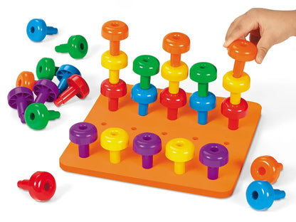 Easy-Grip Jumbo Pegs & Pegboard Set - US 7622